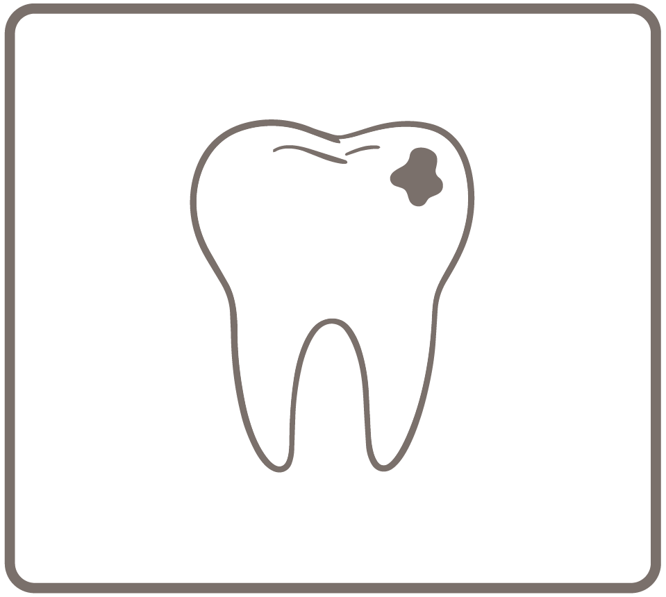 Tooth decay icon